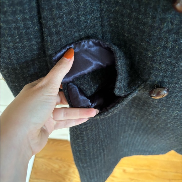 Gorgeous J Crew double breasted houndstooth coat size 0 - Picture 5 of 9